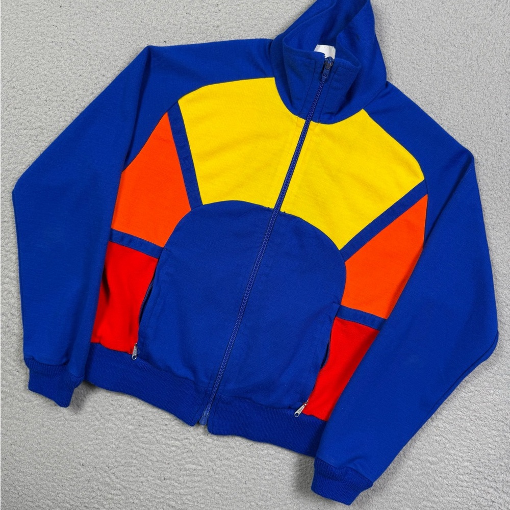 Kids vintage 70s zip up talon zipper sweatshirt